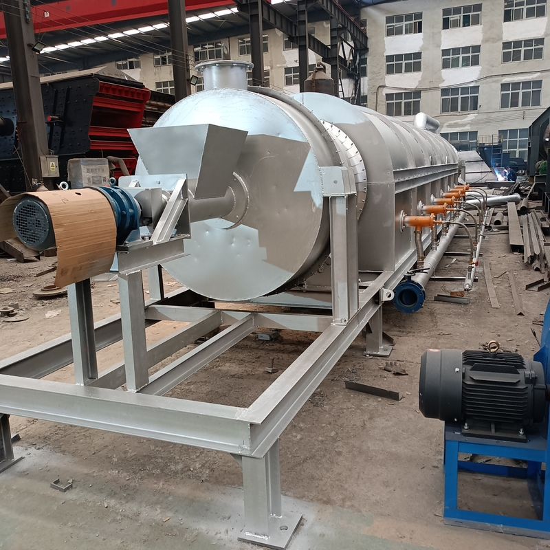 کوره درام چرخشی گرمایش الکتریکی افقی / عمودی با توان 10 - 100 تن در ساعت و AC380 ولت