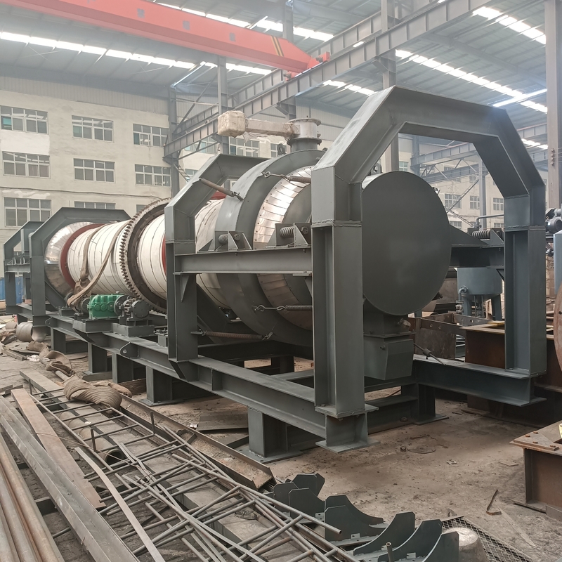 تنظیم رنگ دستگاه خشک کن چرخش لوله بخار 120t / H ظرفیت