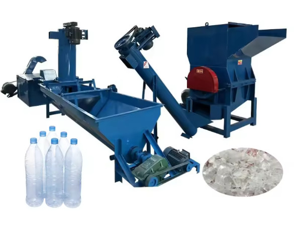 ماشین بازیافت شستشوی بطری پلاستیکی Waste Plastic Pp Pe Pet برای فیبر منگنه پلی استر