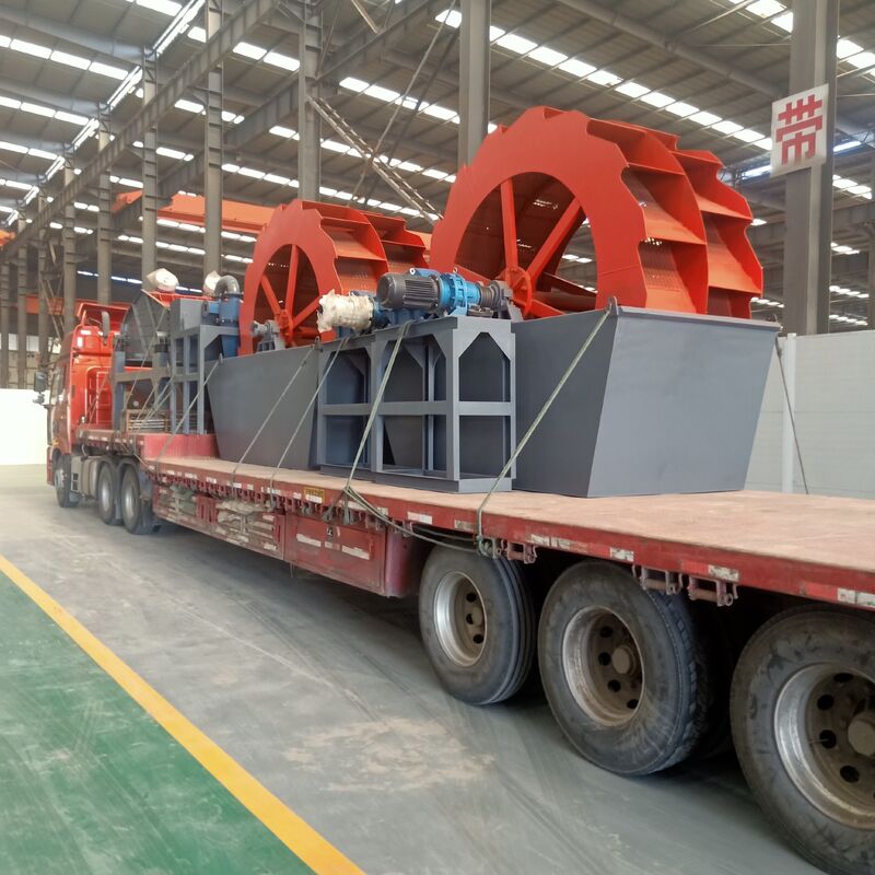 Wheel Sand Washing Machine with 15-200t/h Capacity for Sand Washing and Grading Made of Carbon Steel