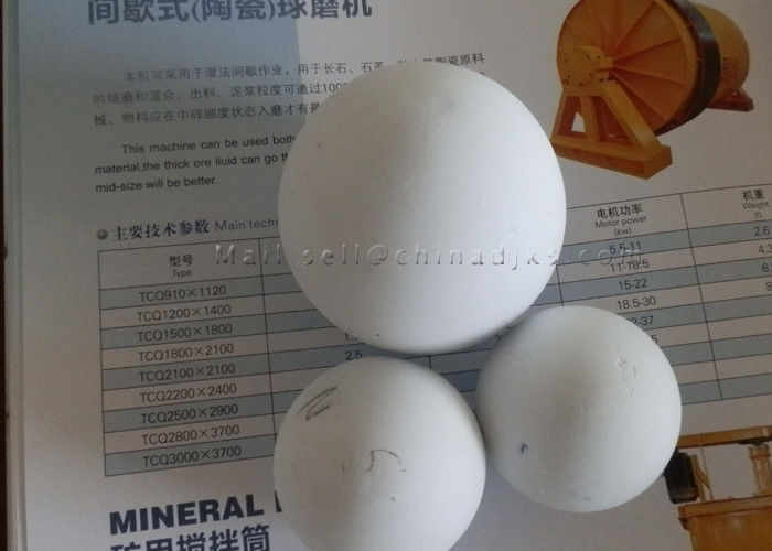 3.9 G / Cm3 99 Ball توپ آلومینا آلفا آلومینا بالا برای آسیاب توپ