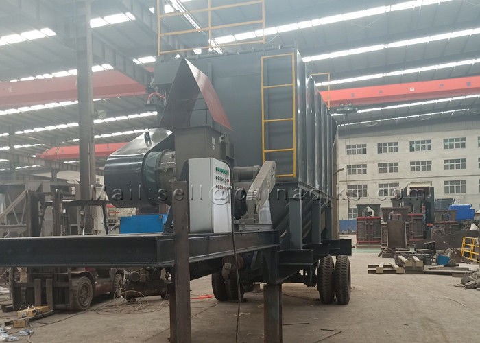فیلتر جمع کننده گرد و غبار موبایل فیلتر کیسه نبض PLC 2450mm 300m2