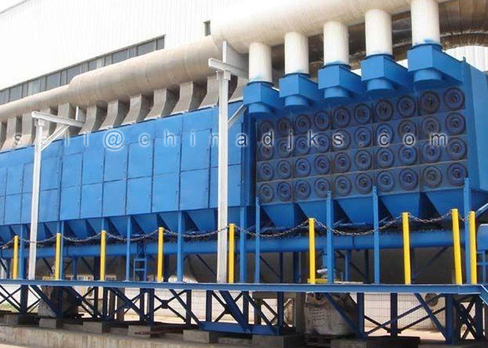 کارخانه سیمان فیلتر کیسه جت پالس 157000m3 / H با جمع کننده گرد و غبار