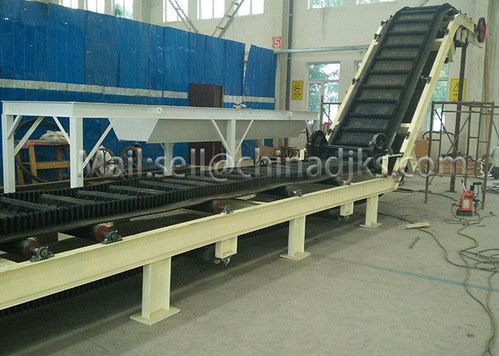 نوار نقاله شیب دار صنعتی نصب شده رنگ سفید Q235 ساختار