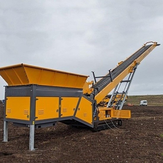 نوار نقاله سیار خزنده یا کامیون 20-1500T/H برای کارخانه سنگ شکن