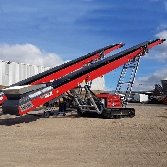 نوار نقاله سیار خزنده یا کامیون 20-1500T/H برای کارخانه سنگ شکن